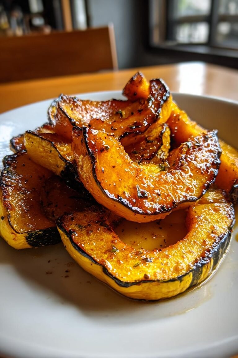 Honey Butter Roasted Acorn Squash