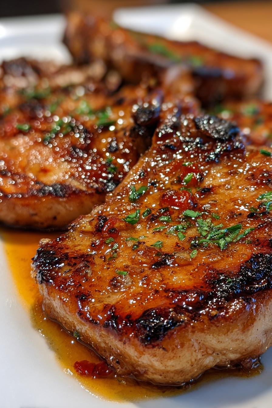 Honey Garlic Pork Chops