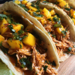 Mango Chili Lime Salmon Tacos