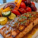 Maple Dijon Glazed Salmon