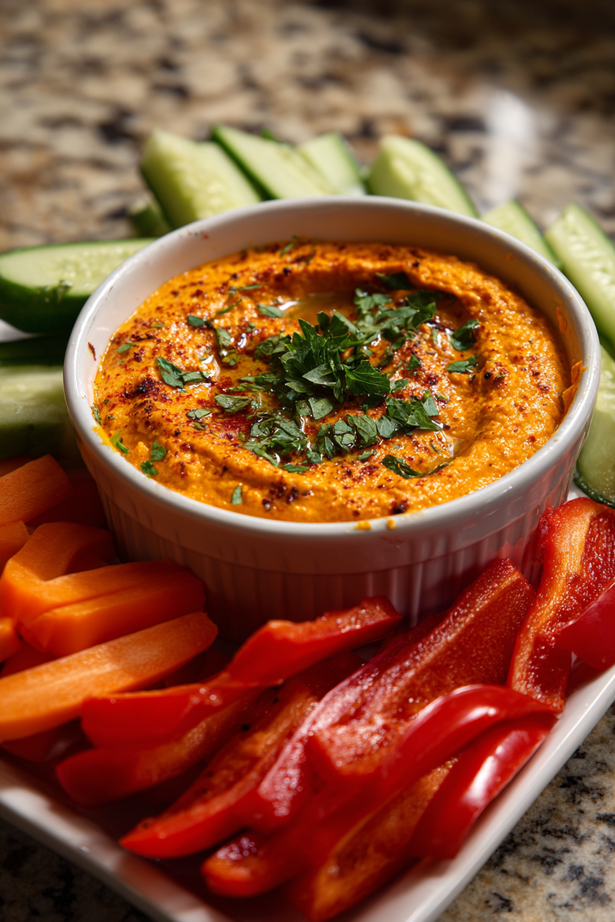 Moroccan Spiced Carrot Dip