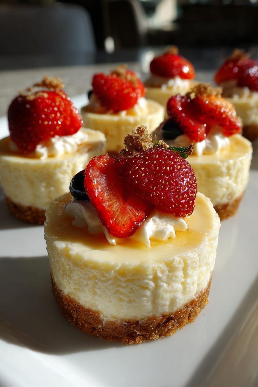 No-Bake Mini Cheesecakes