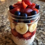 Overnight oats jars
