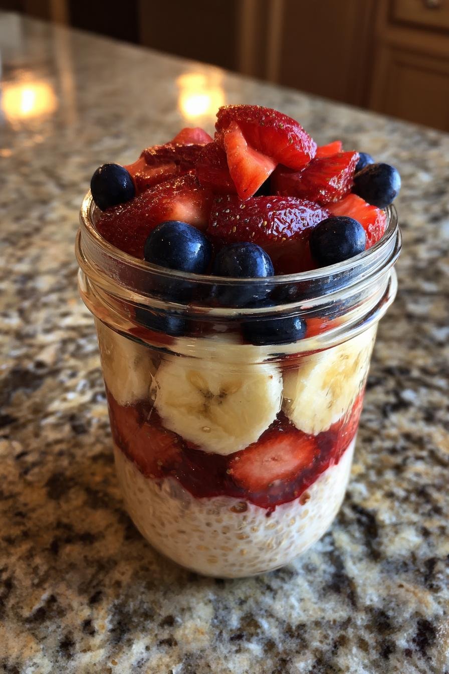 Overnight oats jars