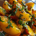 Peach Basil Fruit Salad