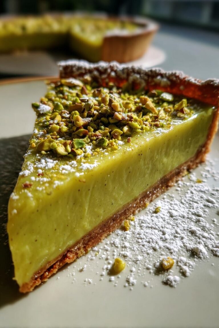 Pistachio cream desserts
