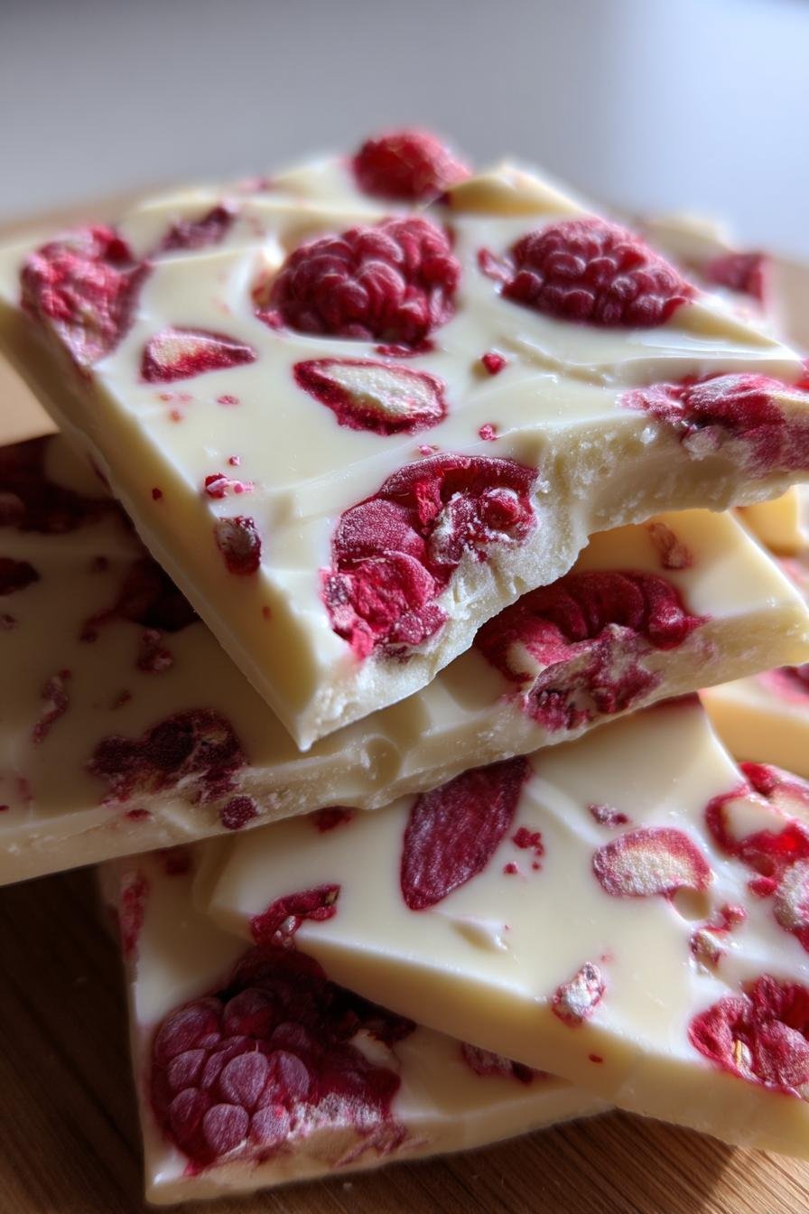Raspberry White Chocolate Bark