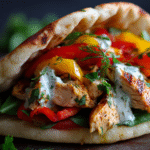 Sheet Pan Chicken Pitas with Herby Ranch