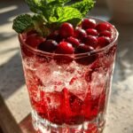 Sparkling Cranberry Mocktail