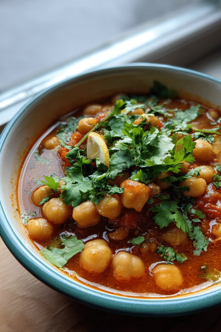 Spicy Harissa Chickpea Stew