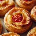 Tomato Mozzarella Puff Pastry Squares