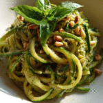 Vegan Pesto Zucchini Noodles