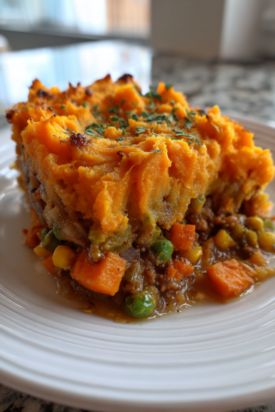 Vegan Sweet Potato Shepherd’s Pie