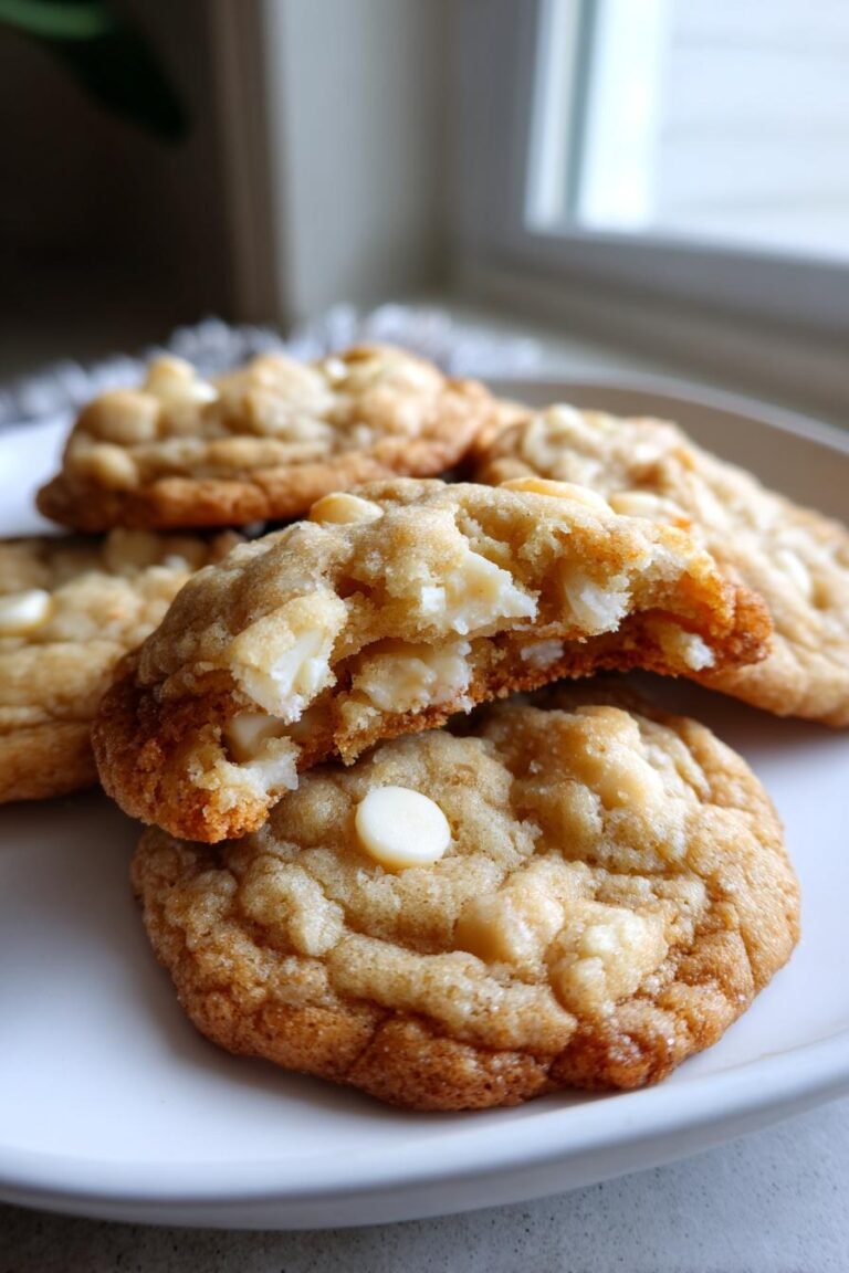 White chocolate macadamia cookies