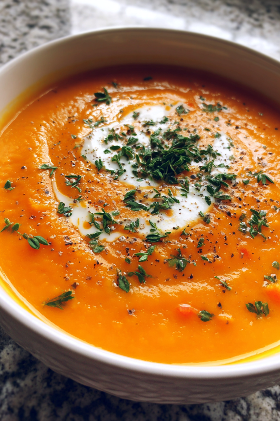 anti inflammatory ginger carrot soup
