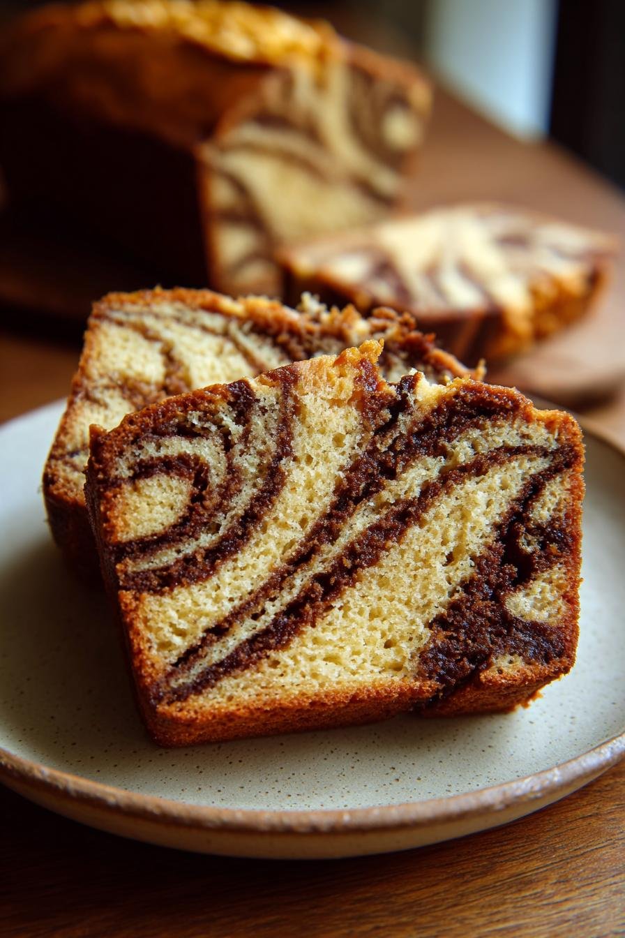 caramel chai swirl cake