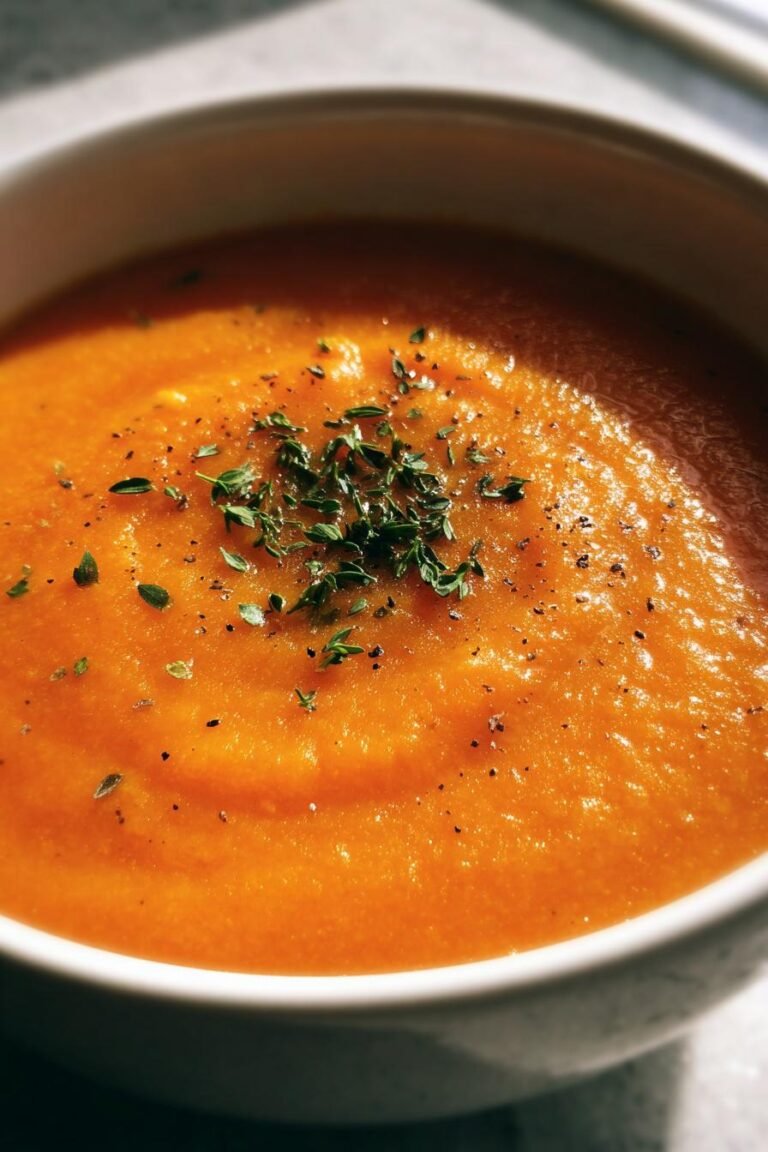 carrot ginger soup