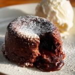 chocolate lava cake for two