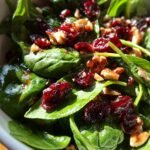 cranberry spinach salad