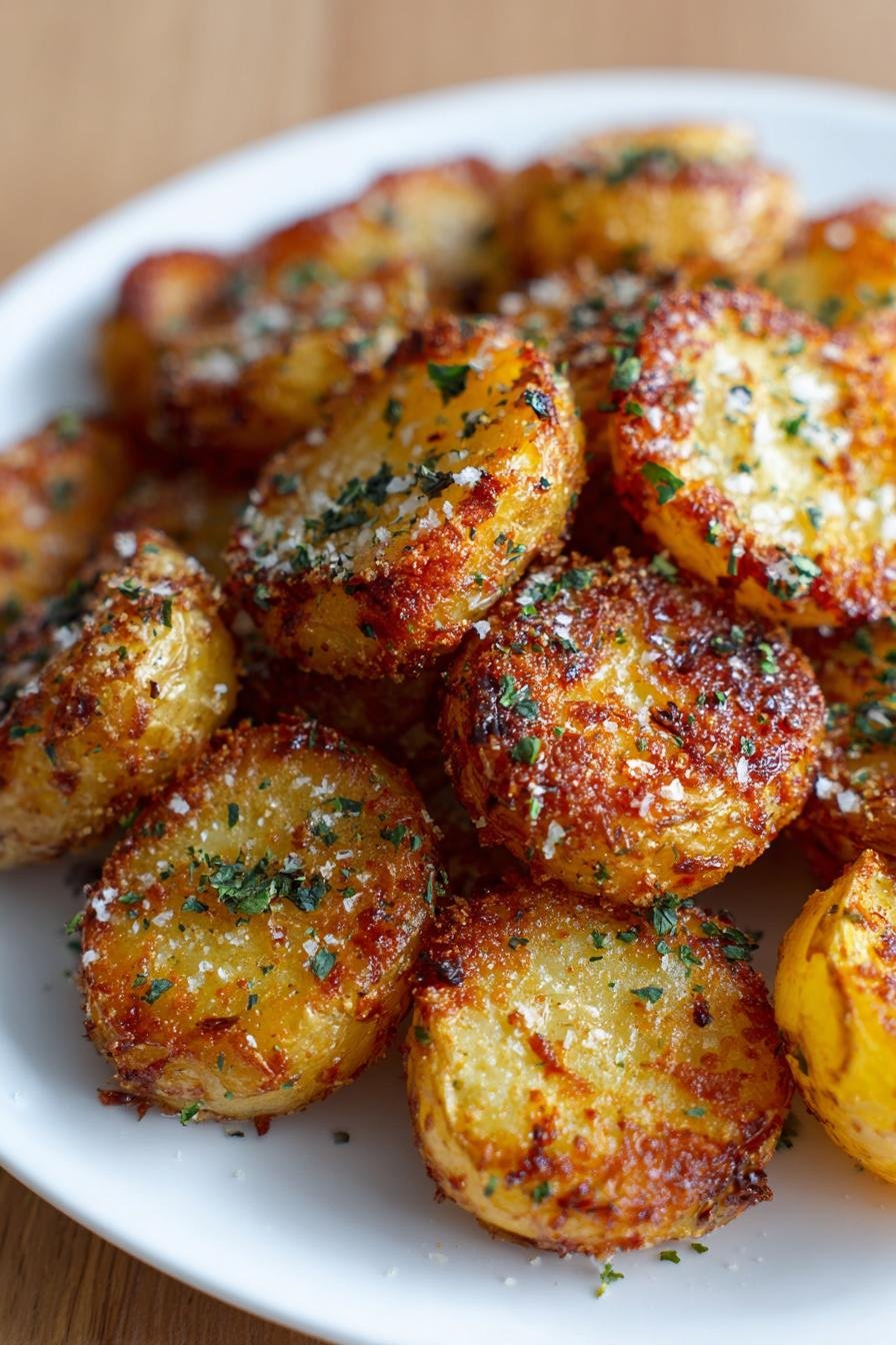 crispy parmesan potatoes