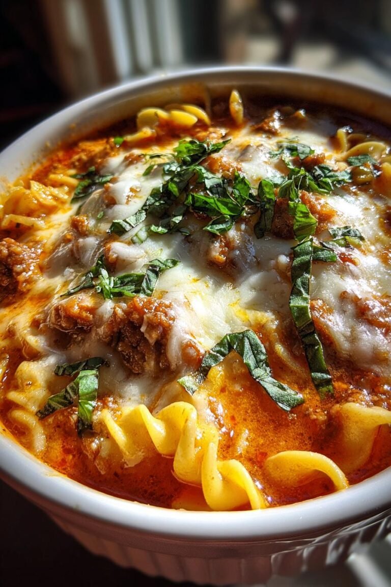 easy lasagna soup