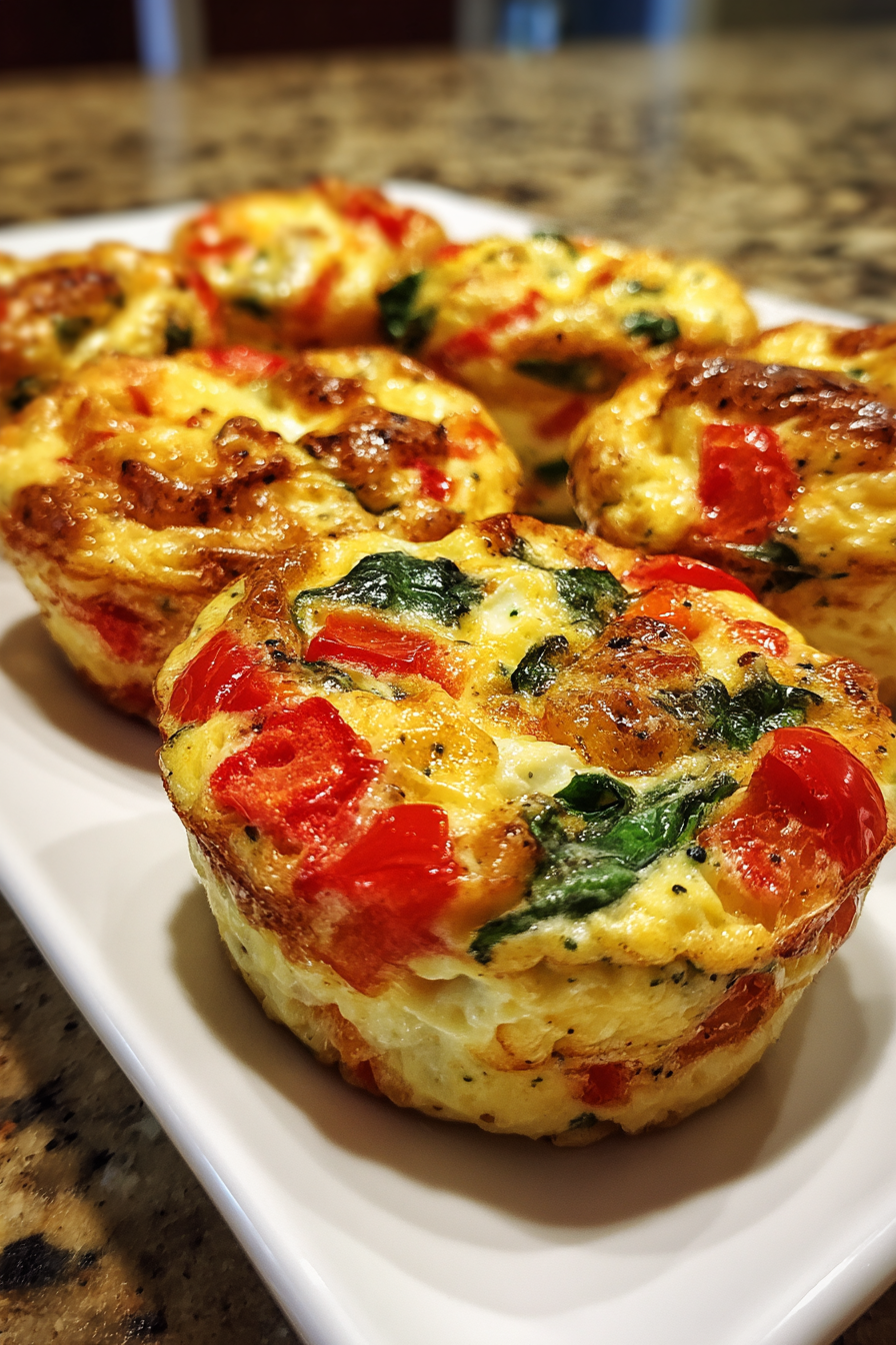 egg white veggie muffins