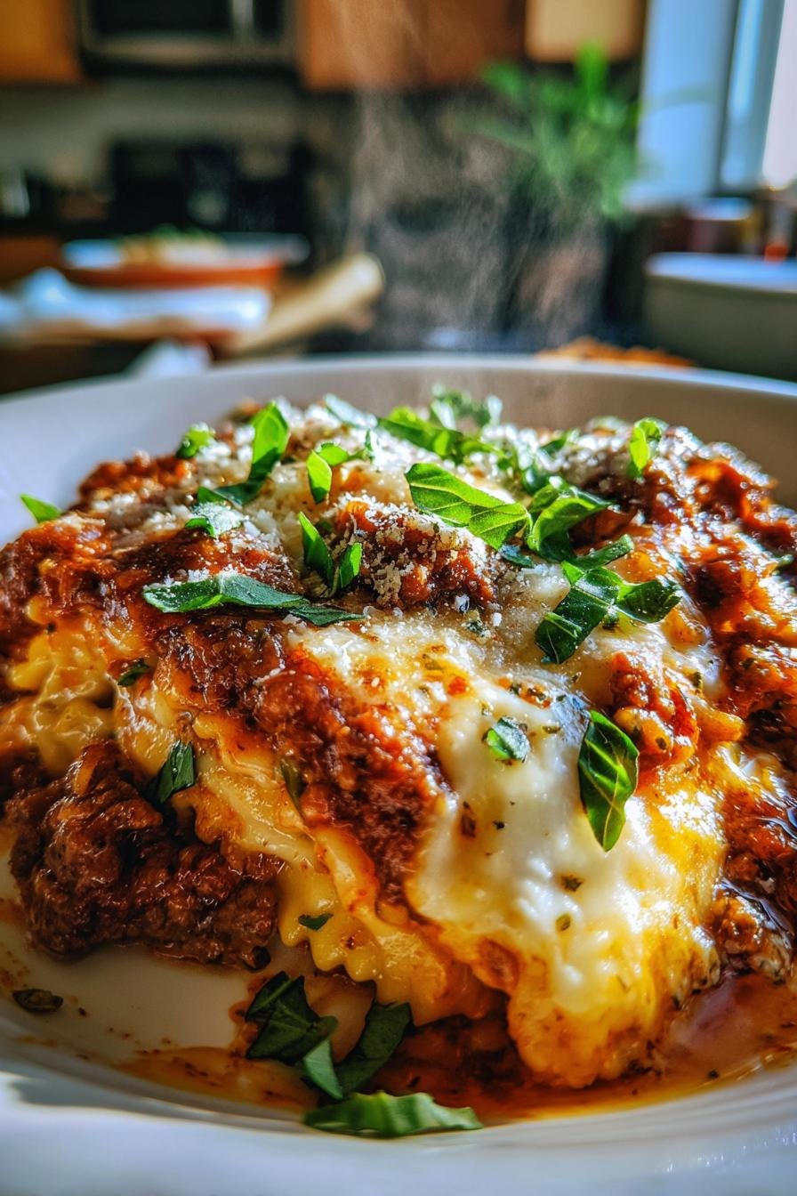 festive lasagna soup