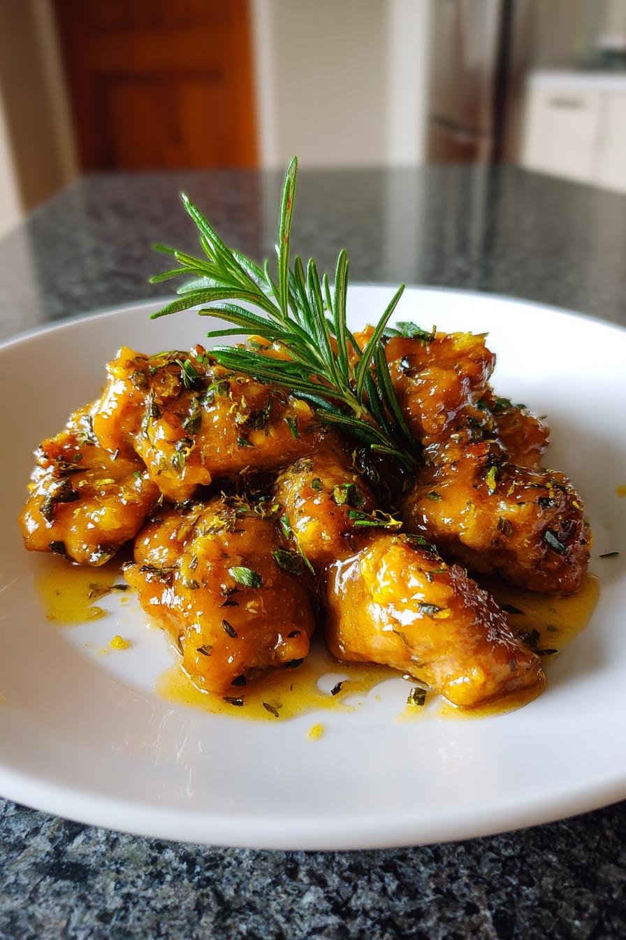 festive orange rosemary chicken
