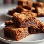 gingerbread brownie blondies