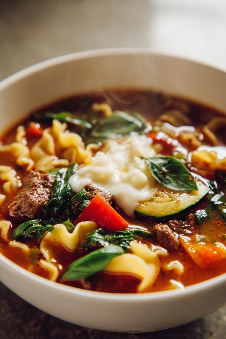 gluten free lasagna soup