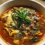 ground beef lasagna soup