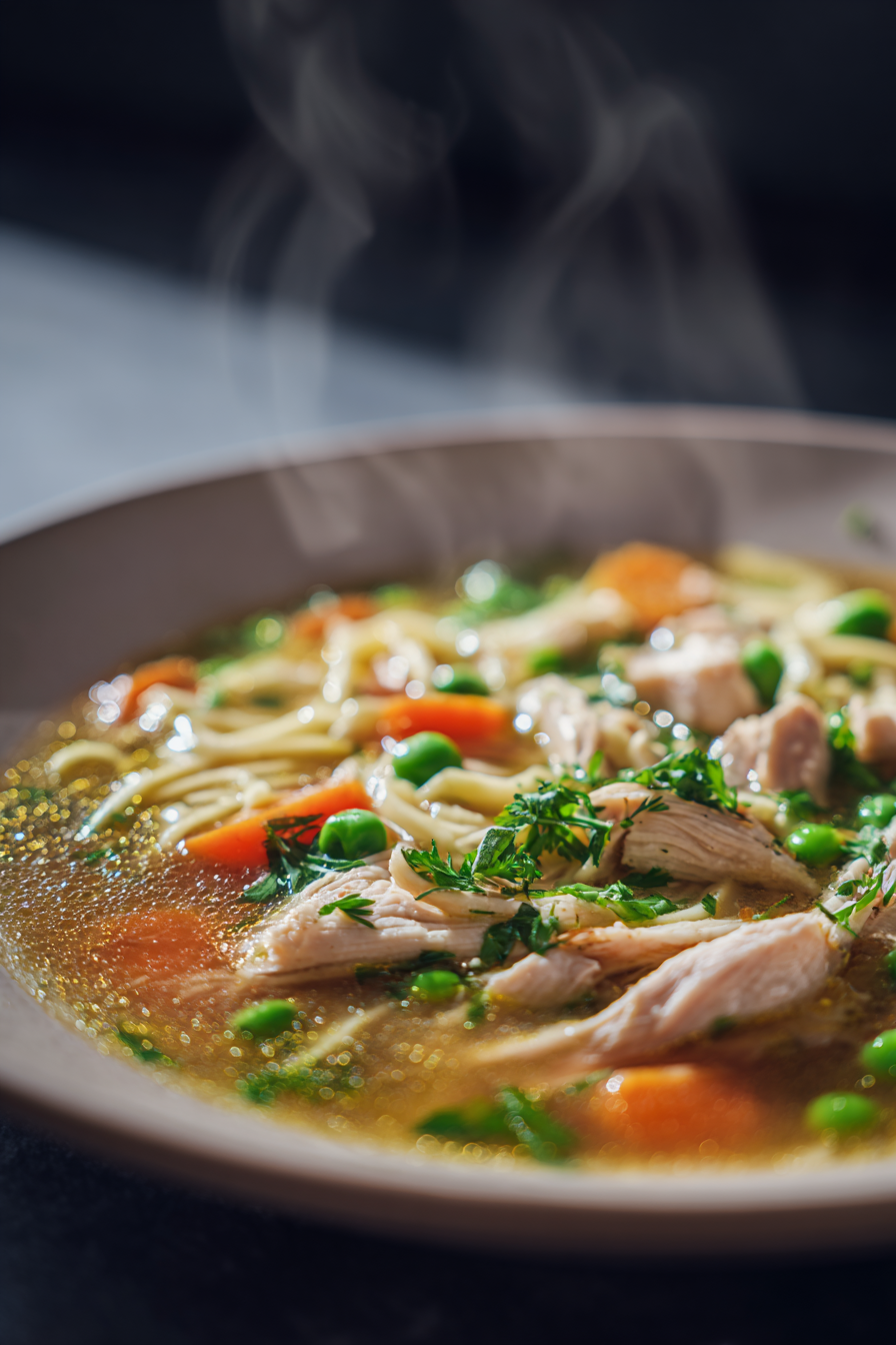 heart healthy chicken noodle soup