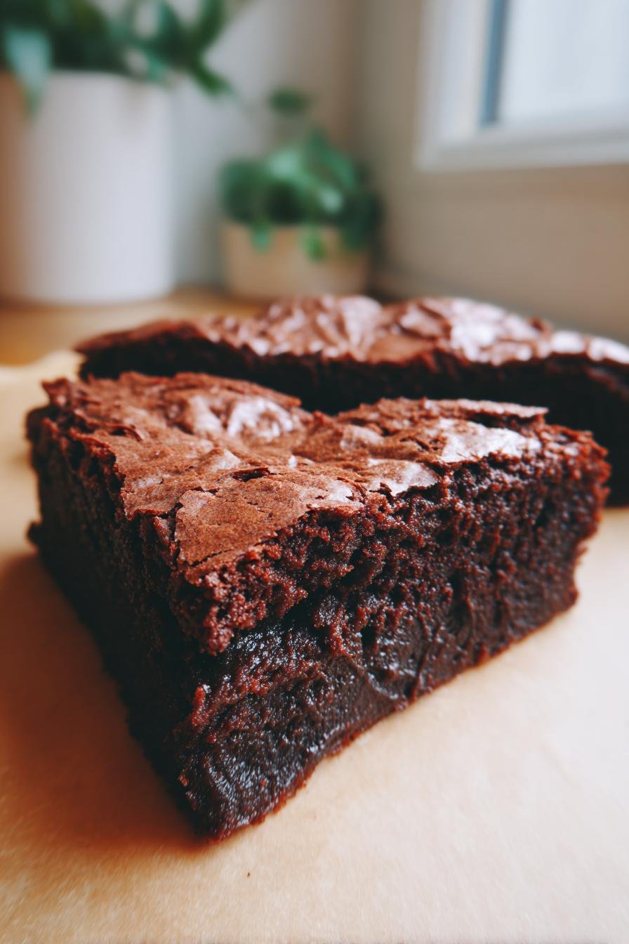 heart shaped chocolate brownies