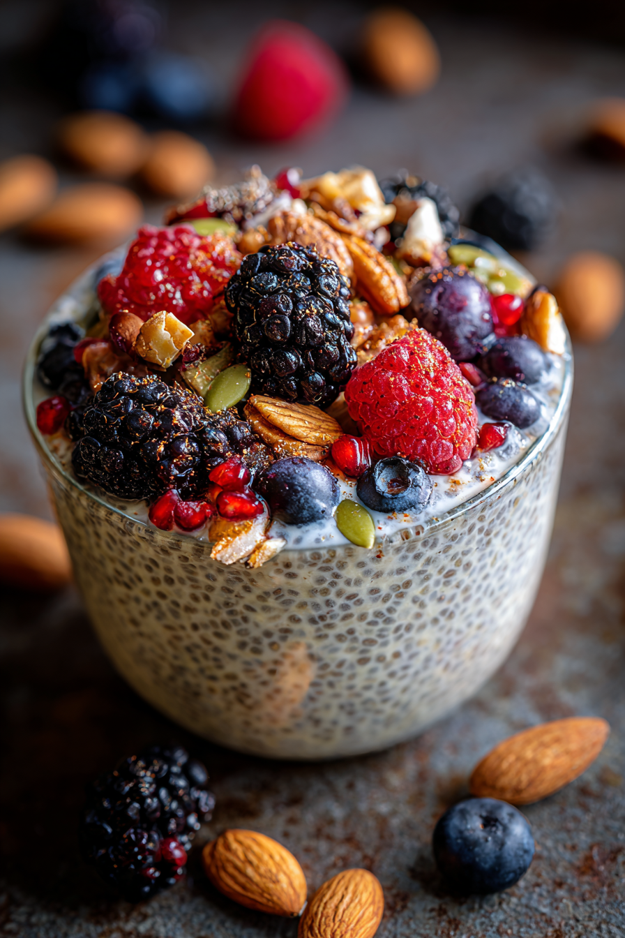 high protein chia pudding