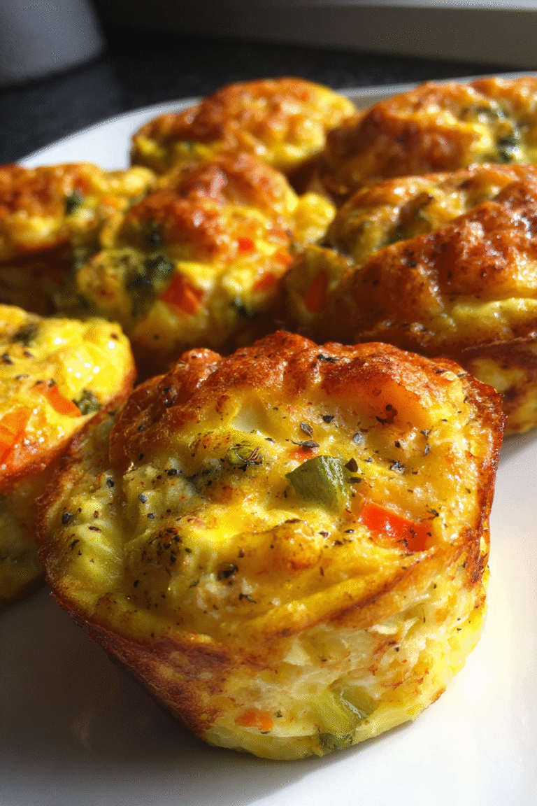 high protein egg white breakfast muffins