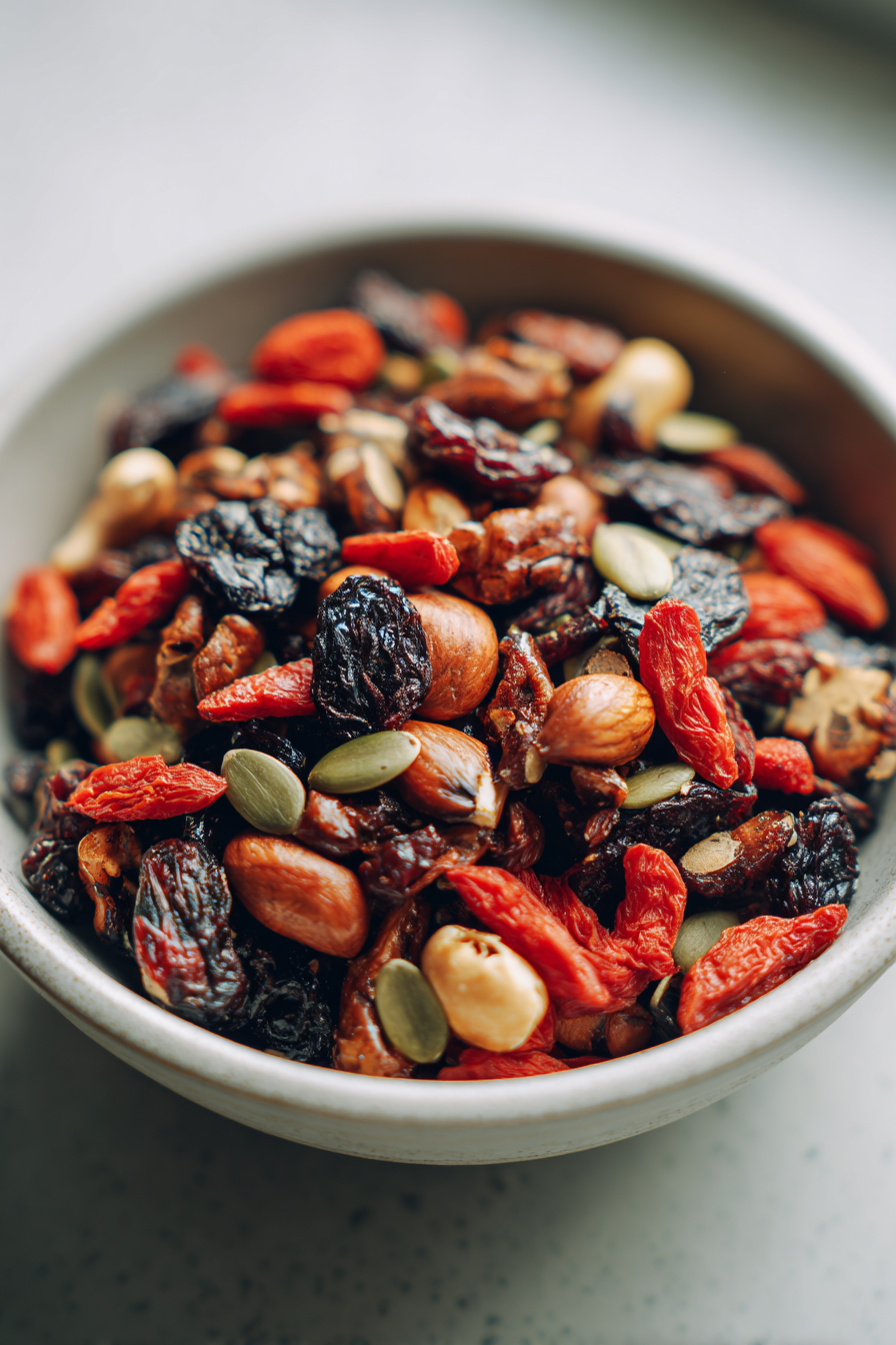 high protein trail mix