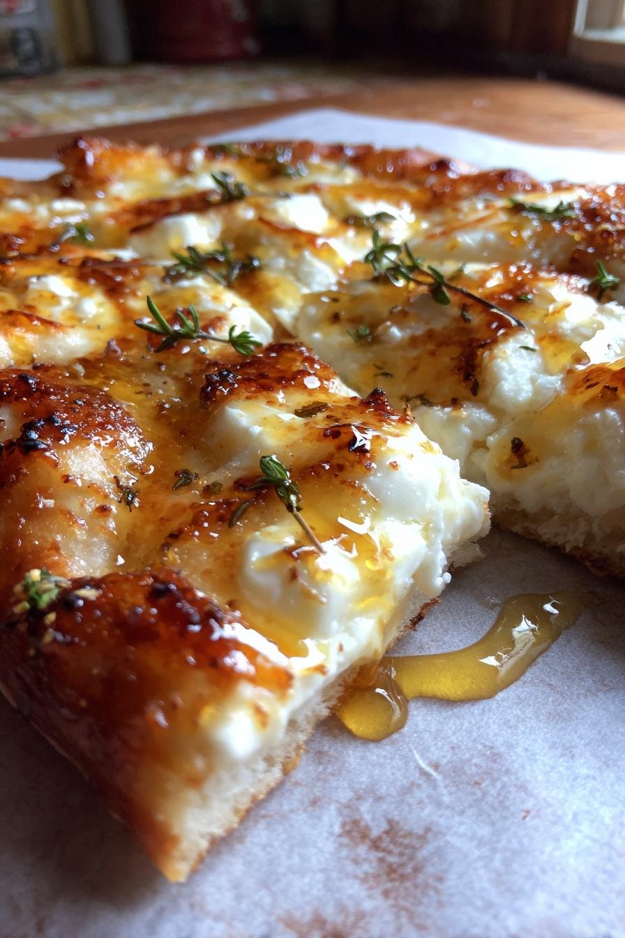 hot honey brie flatbread