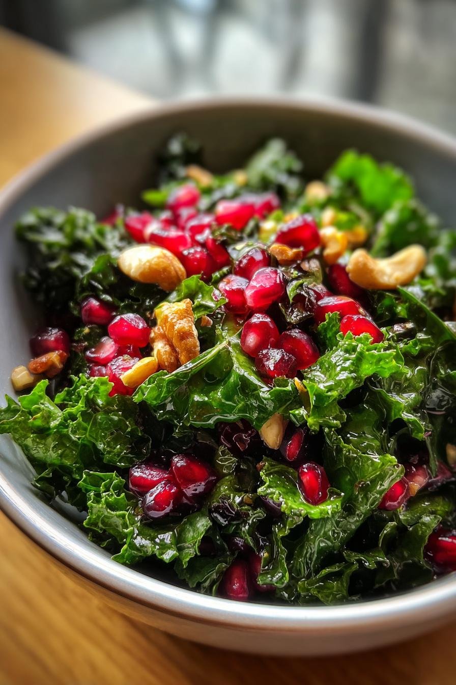 kale pomegranate salad