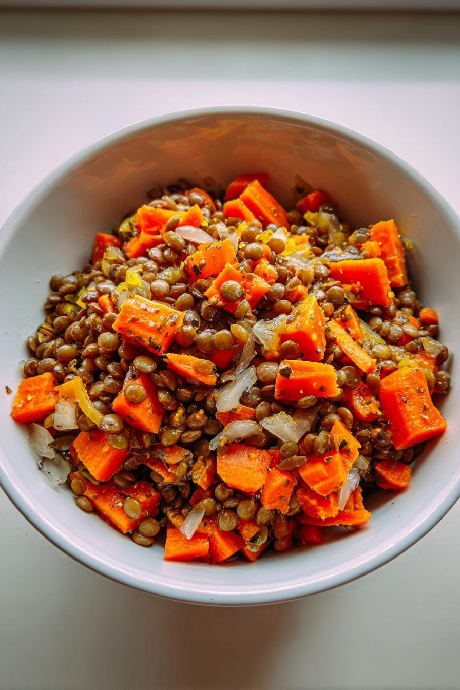 lentil carrot salad