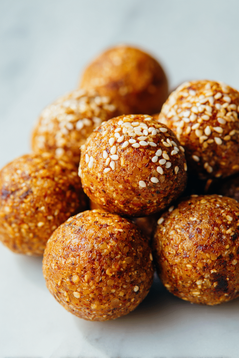 lentil protein snack balls