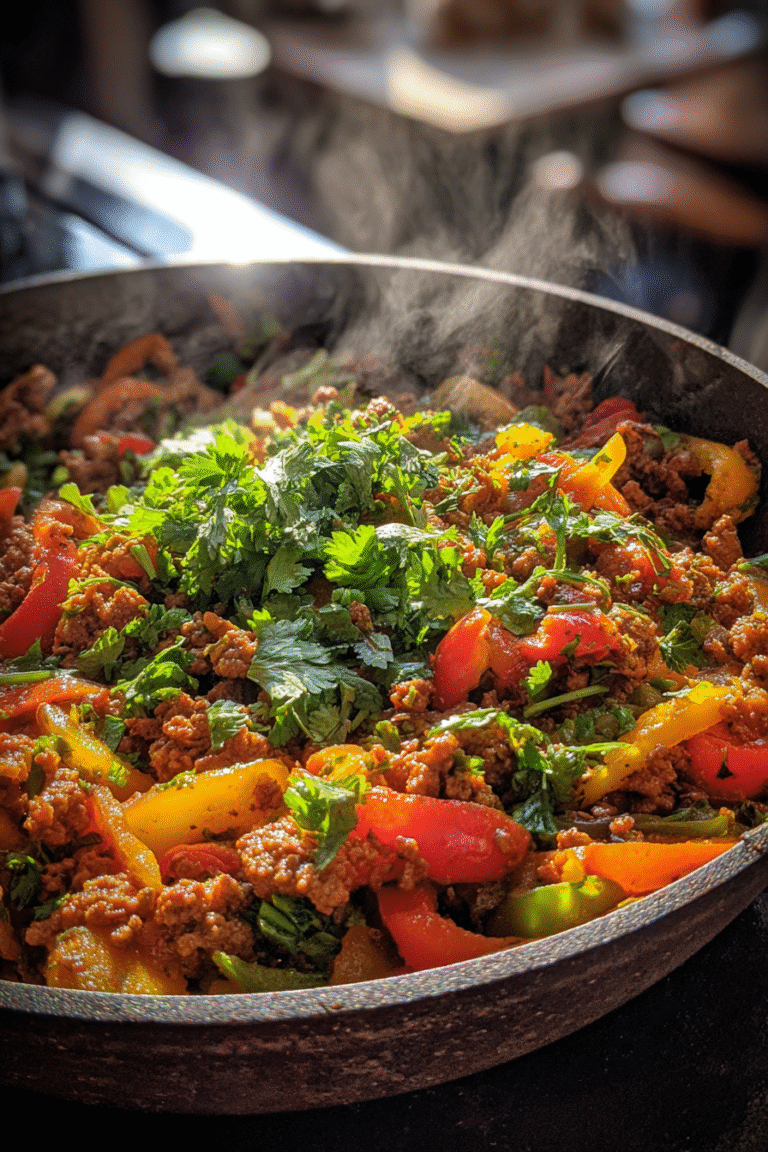 low carb taco skillet