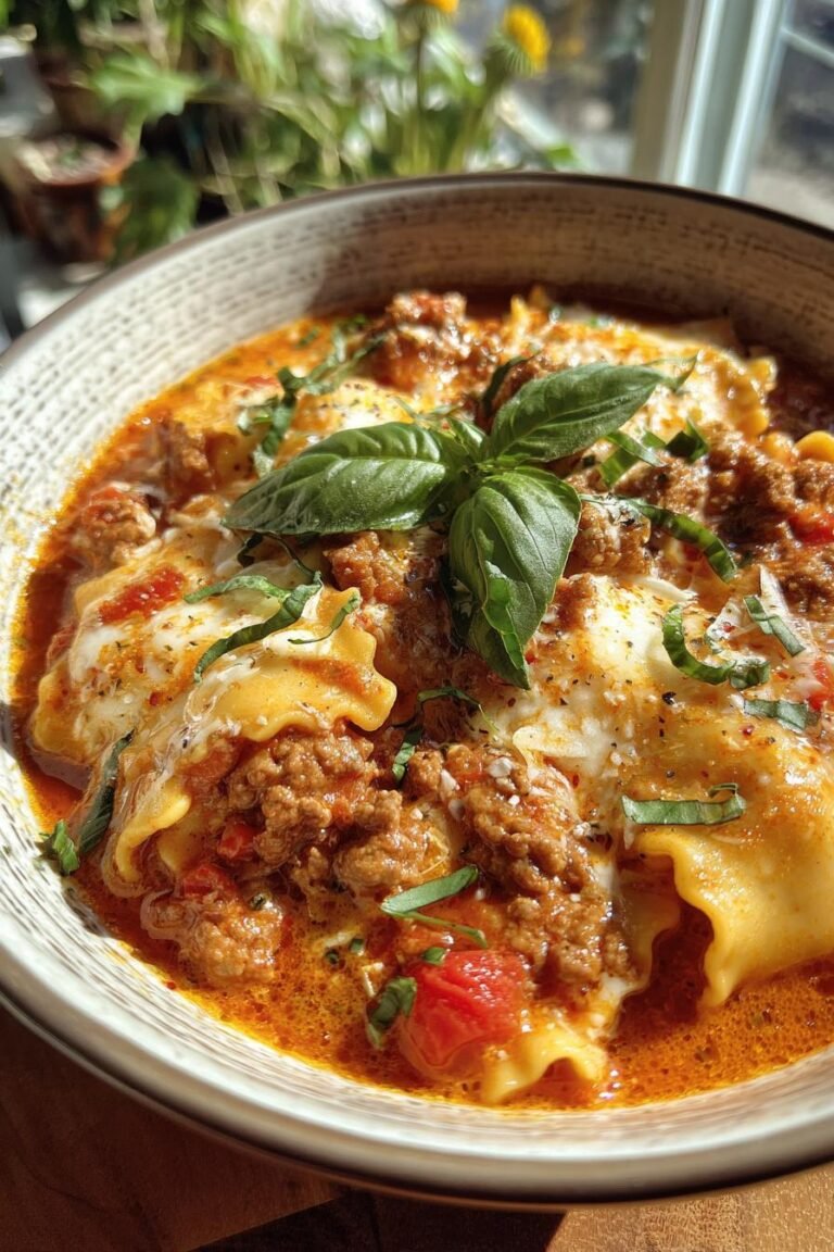 one pot lasagna soup