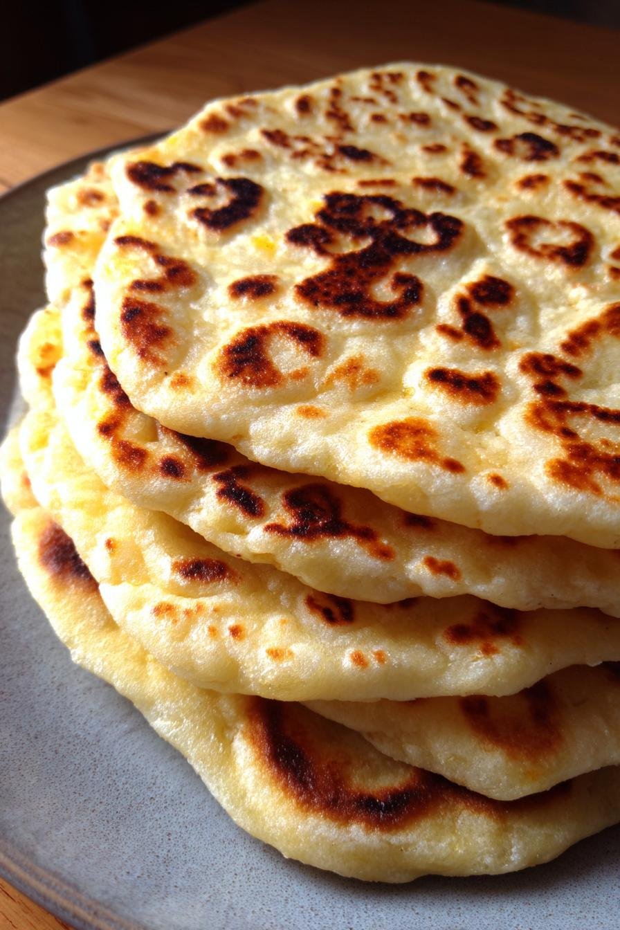 pan fried naan bread