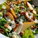 pear gorgonzola salad