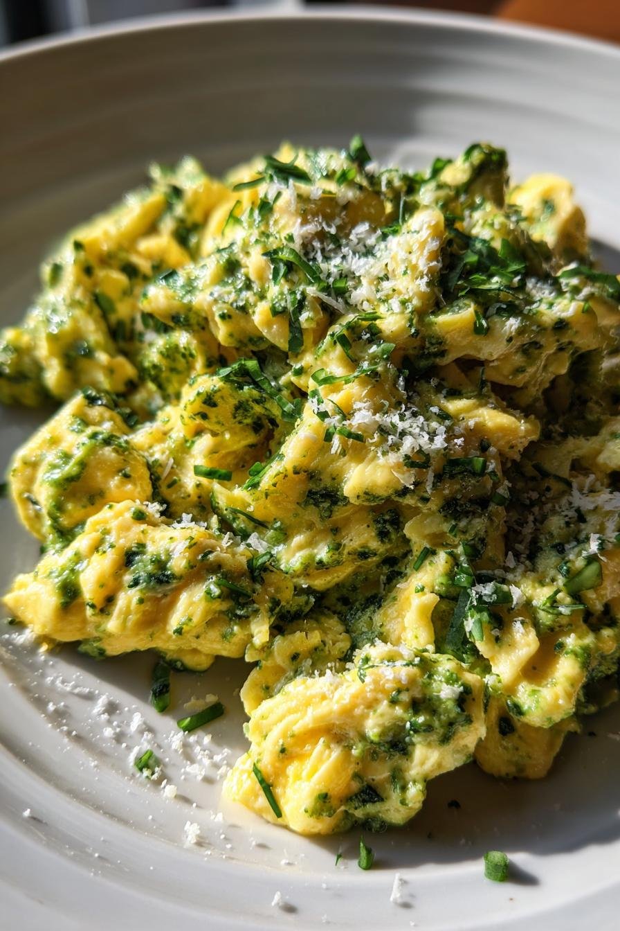 pesto eggs