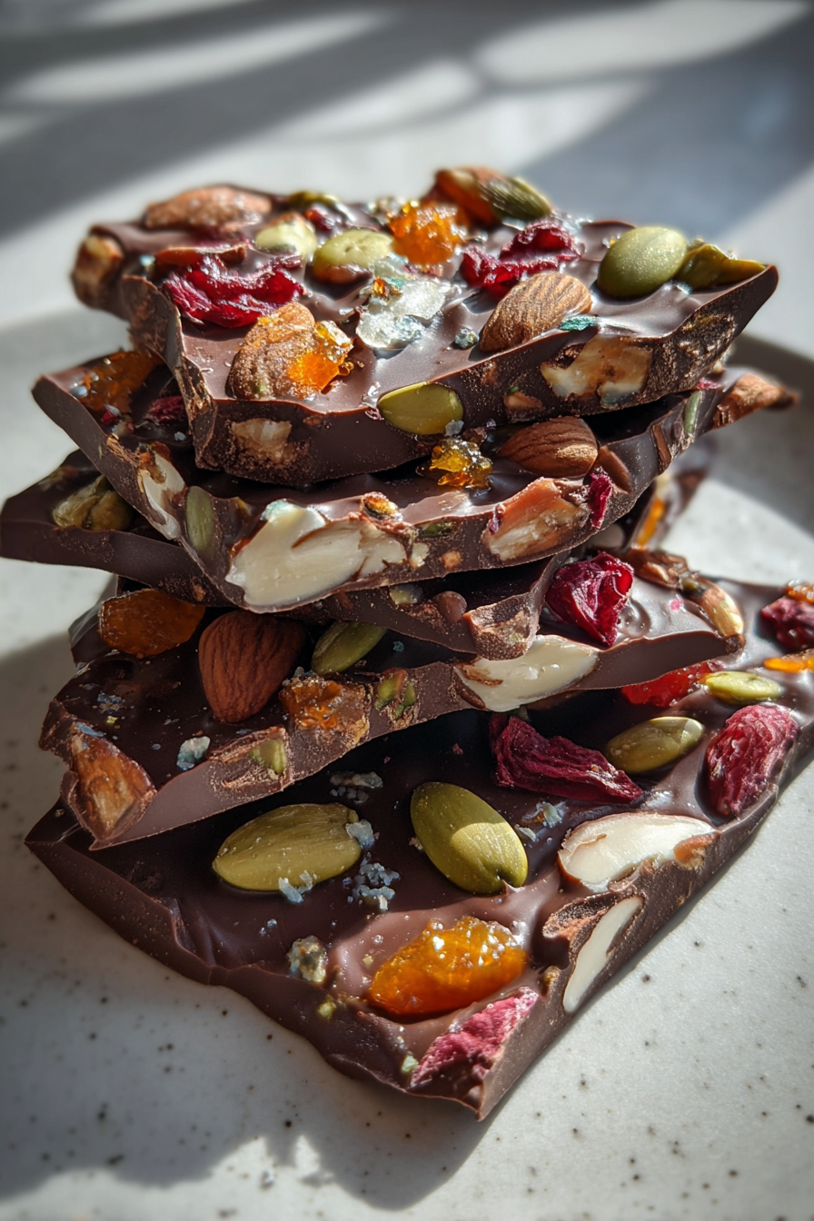 protein chocolate bark
