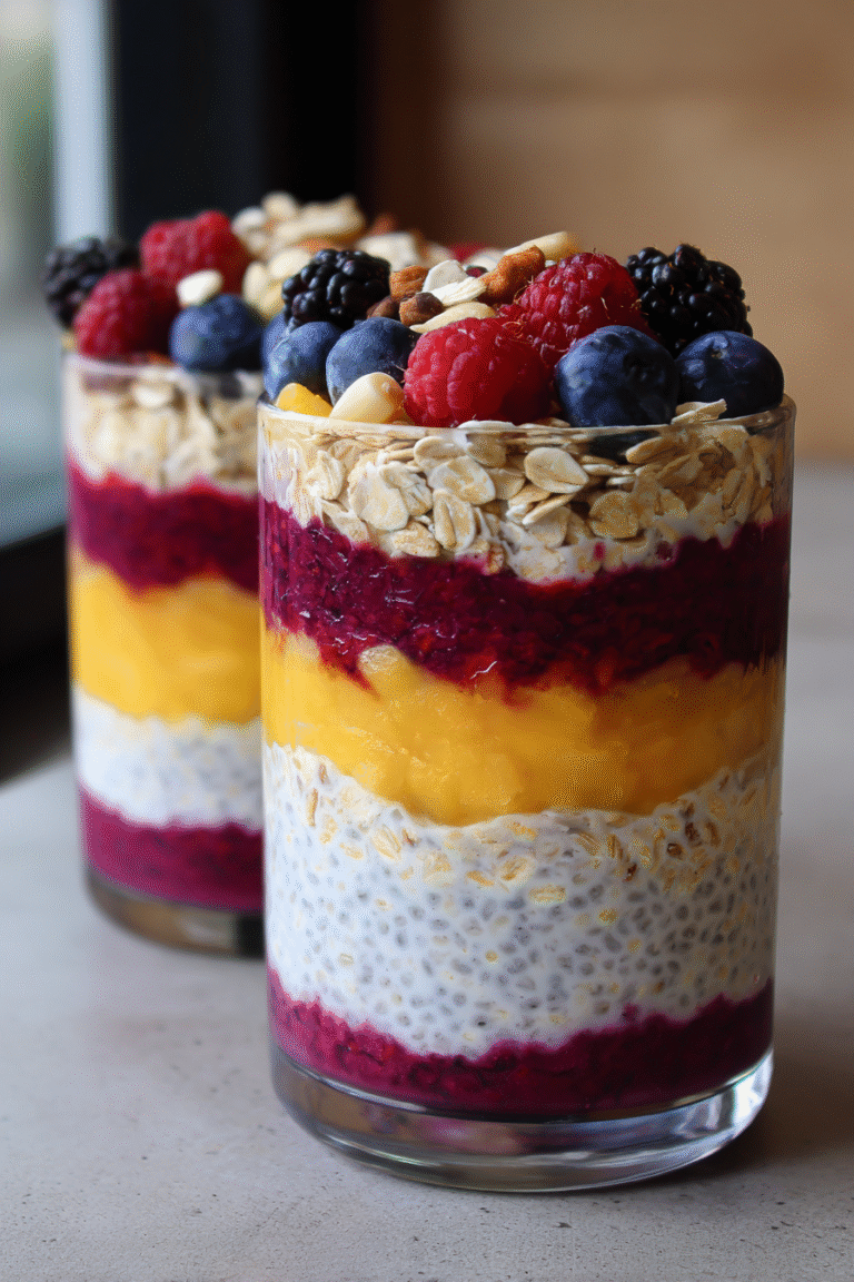 protein overnight oats cups