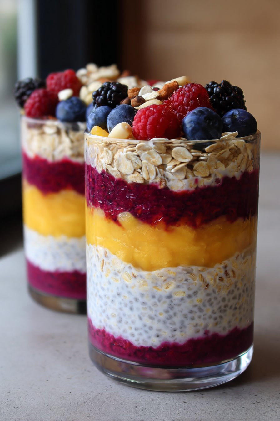 protein overnight oats cups