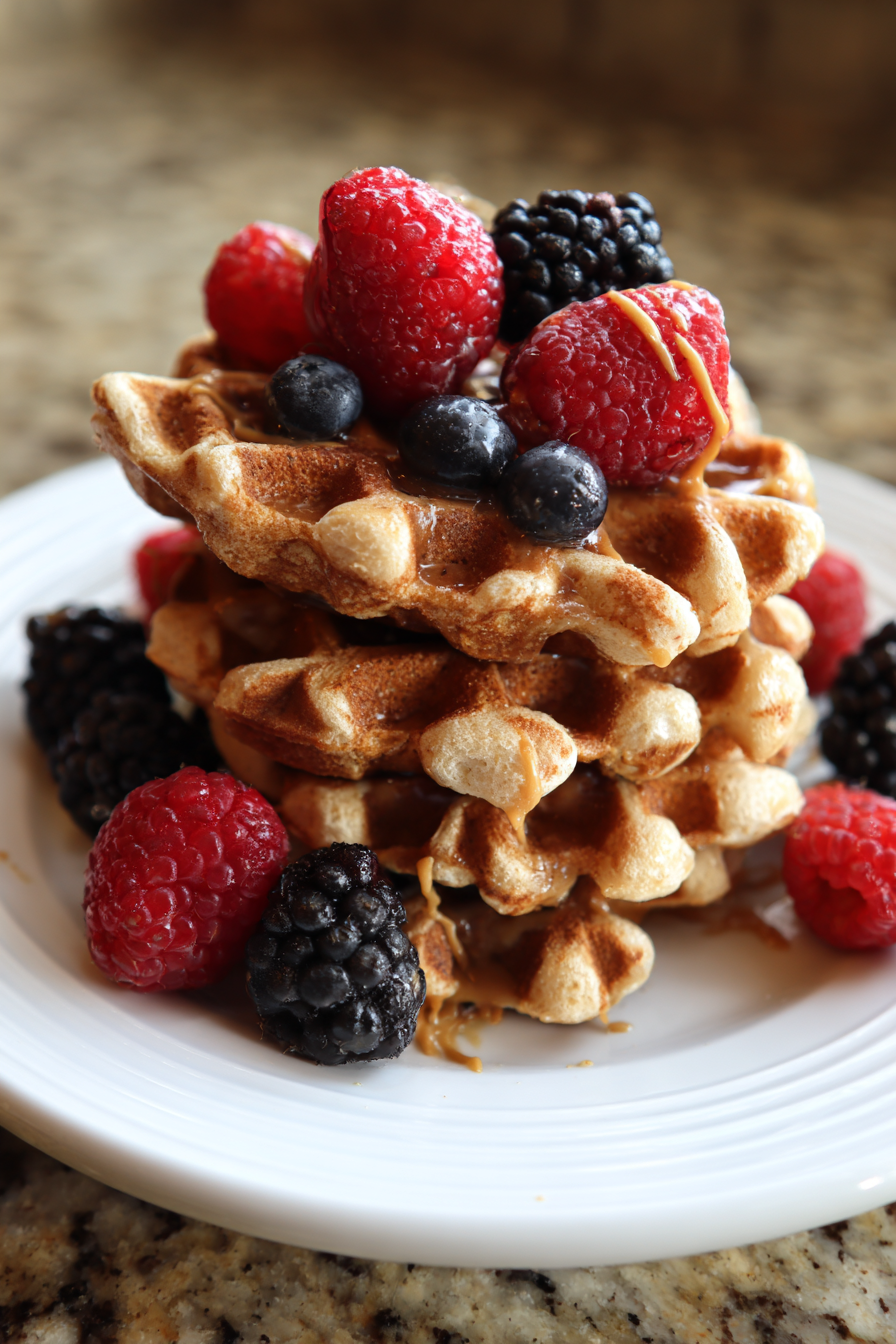protein waffles snack size