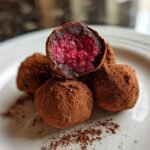 raspberry chocolate truffles